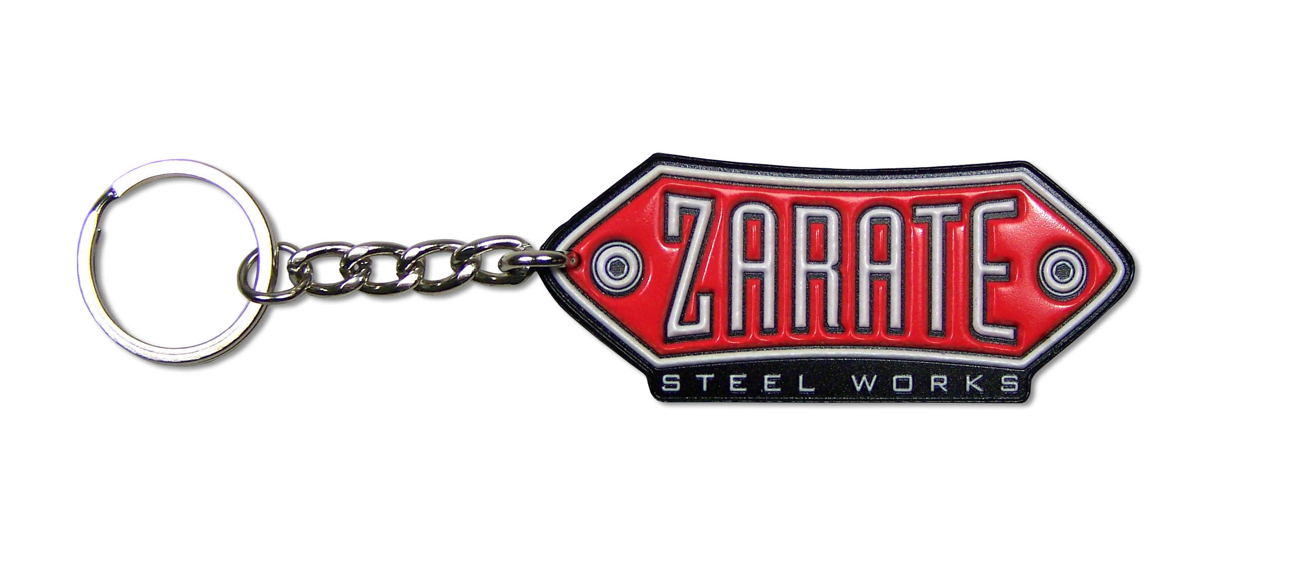 Custom 2D PVC Key Tag - USA Made 17