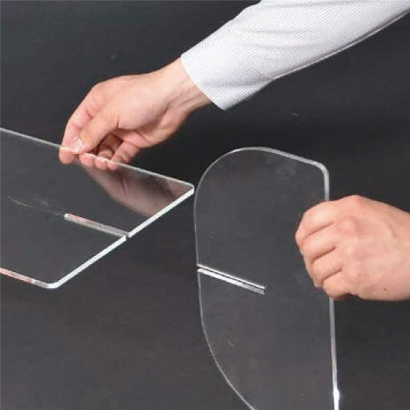 Clear Acrylic Protective Barrier/Shield for Counter and Desk---(18.72"x44.85") 4
