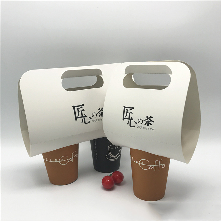 Kraft Paper Cup Holder For 1cup 4