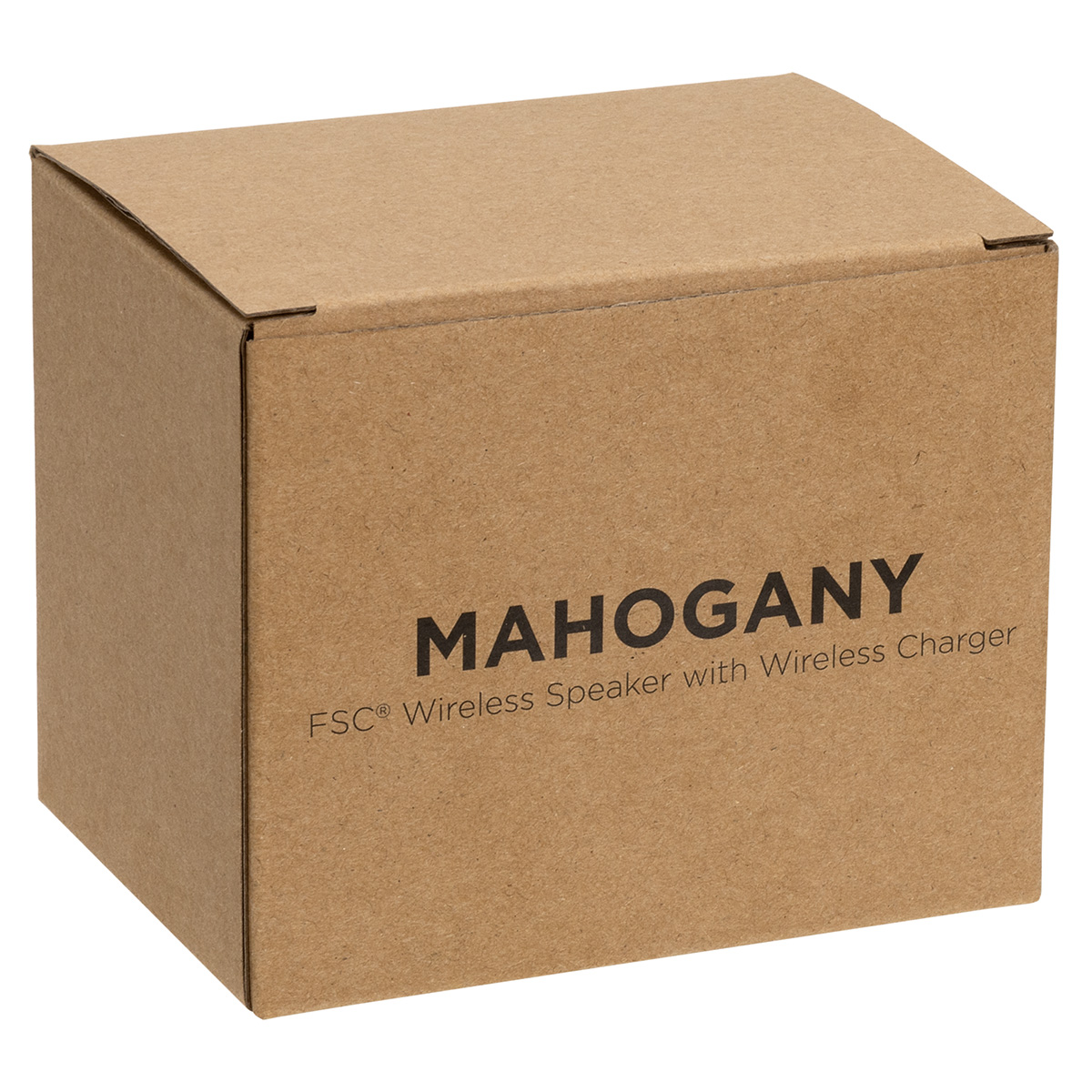 Mahogany Wireless Speaker with Wireless Charger 10