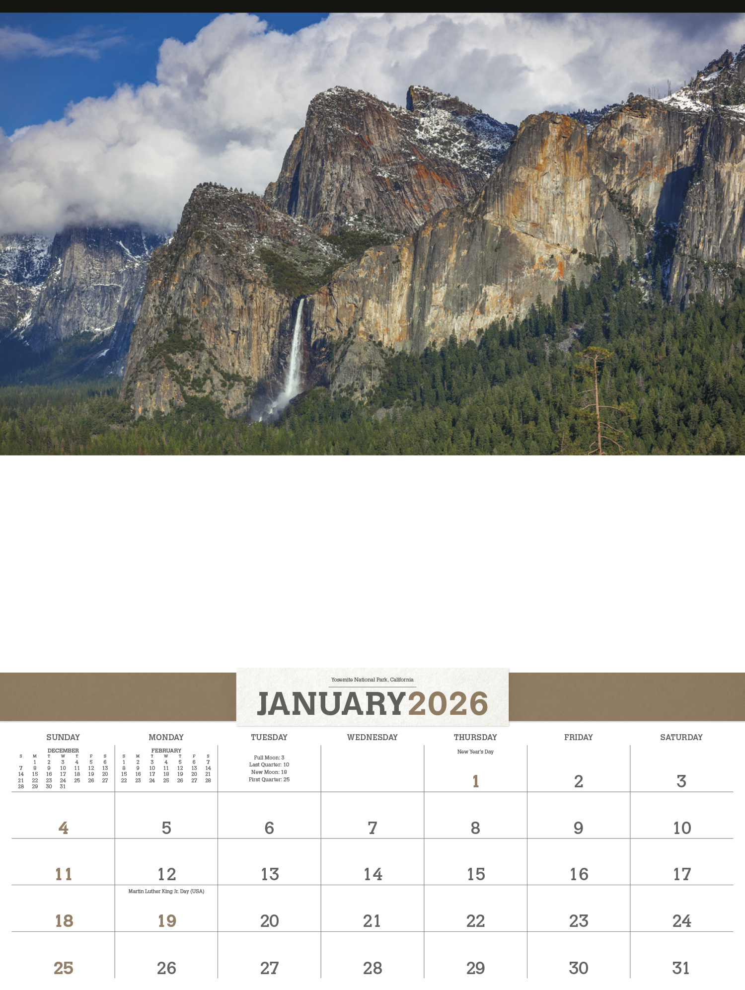 Triumph® Calendars American Splendor with Date Blocks Calendar 7