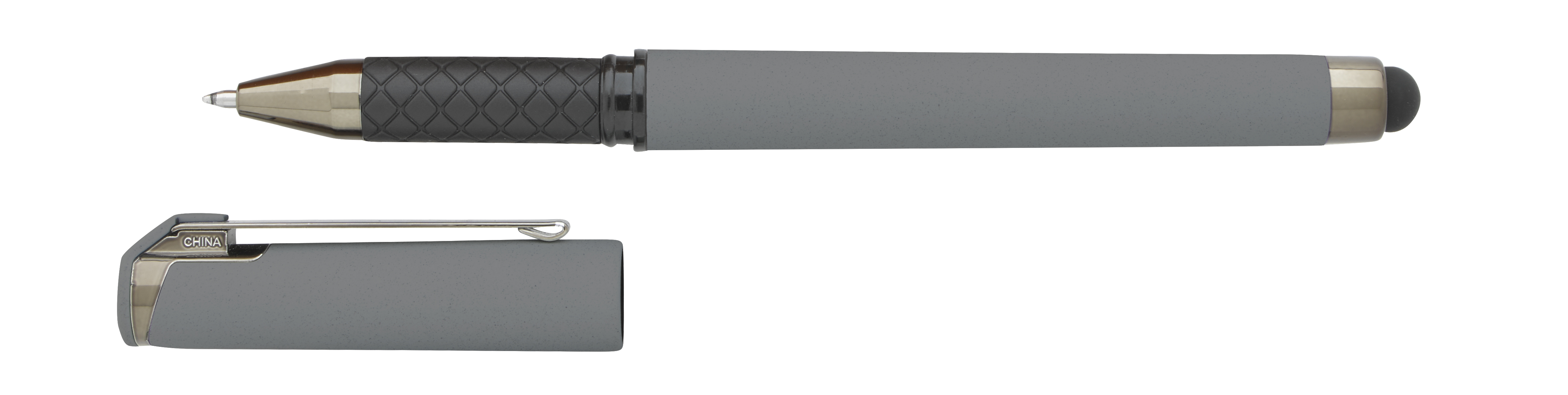 Good Value™ Cali Stylus Gunmetal Suede RABS Pen 20