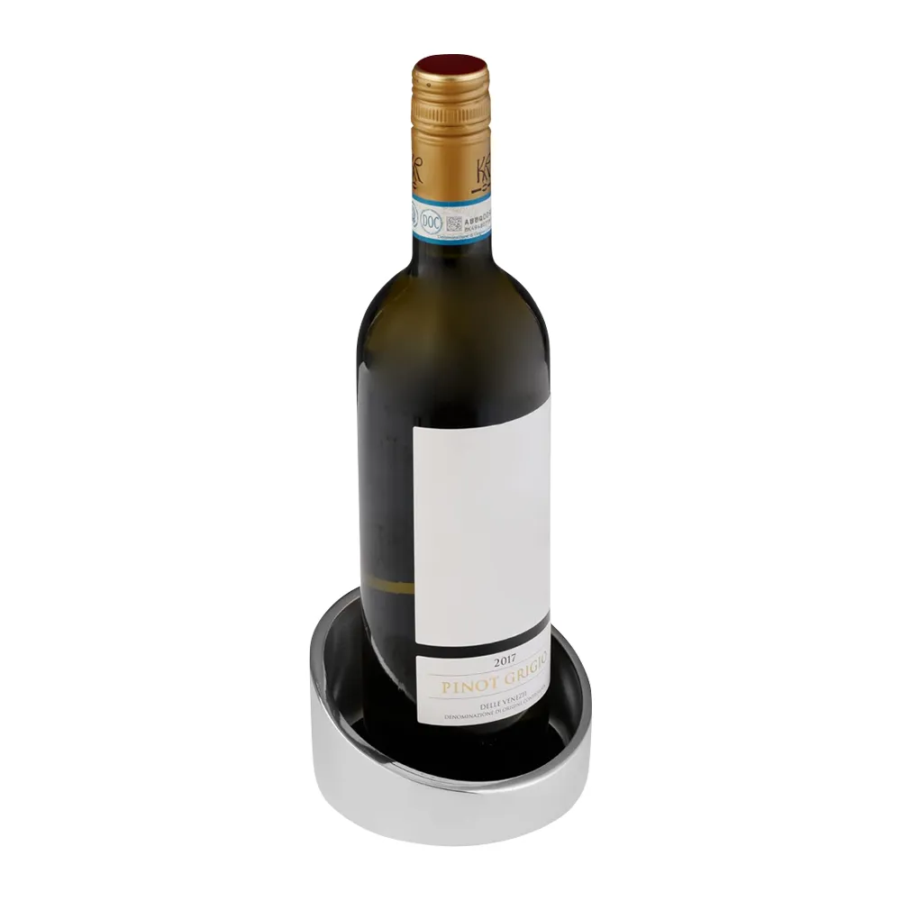 Stainless Steel Tilted Wine Coaster 8