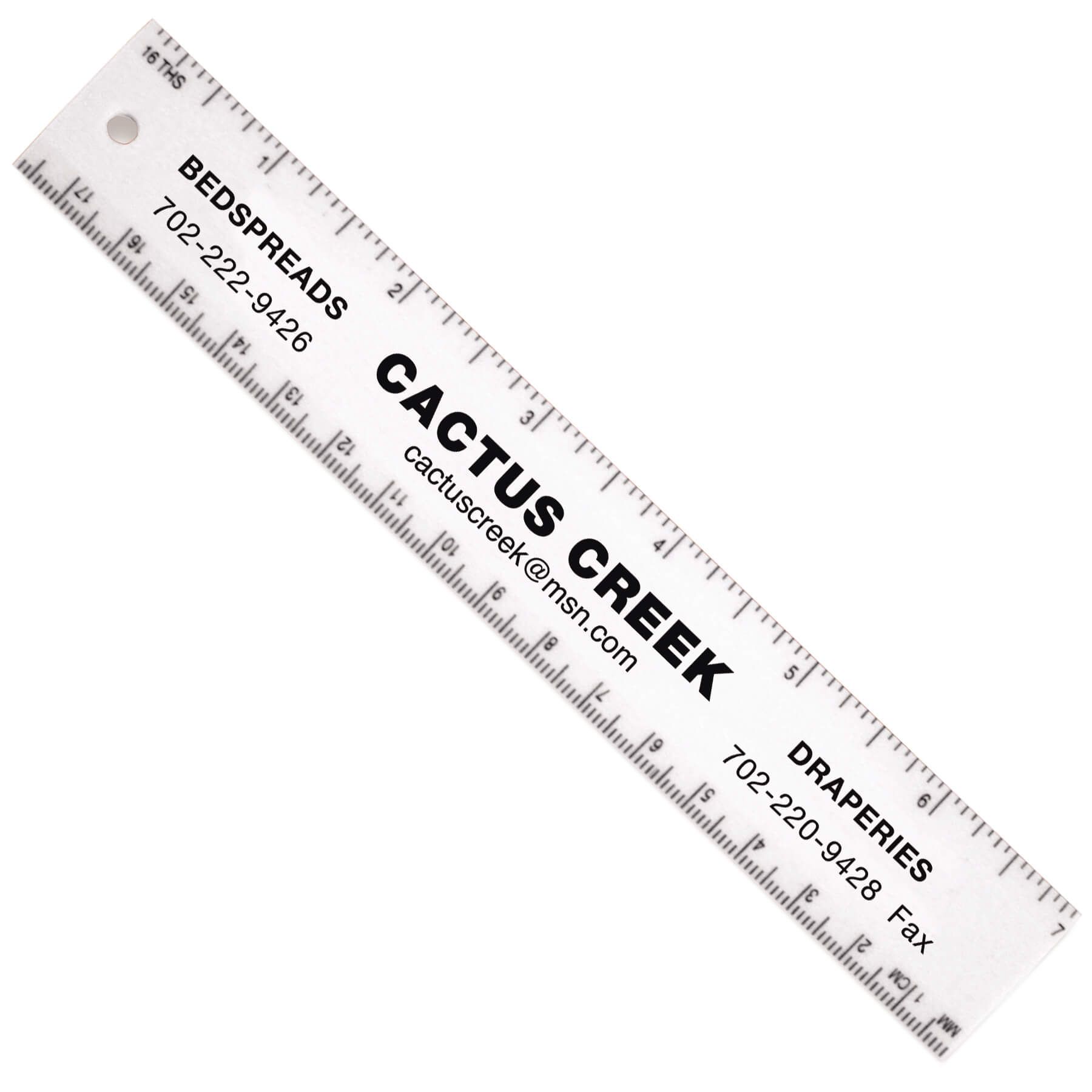 7" Plastic Ruler 29