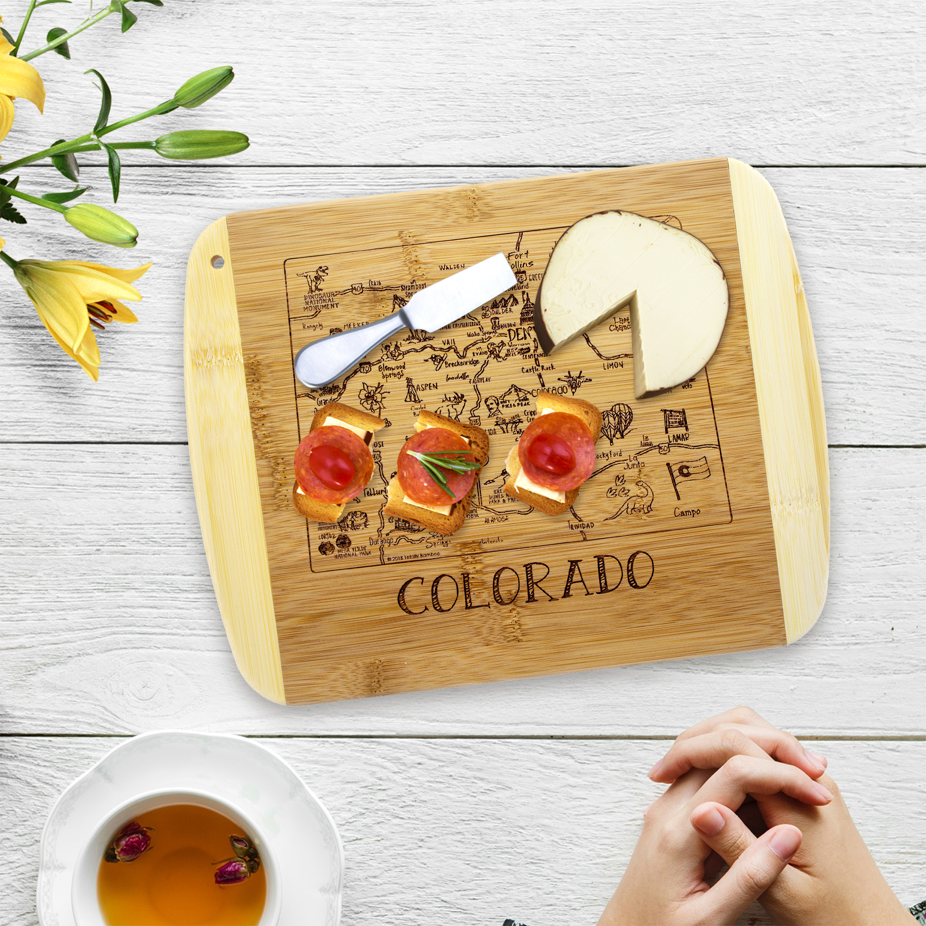 A Slice of Life Colorado Serving & Cutting Board 2