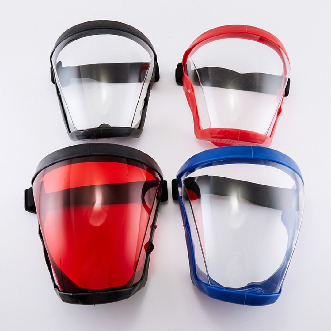 Transparent Space mirror face mask 1