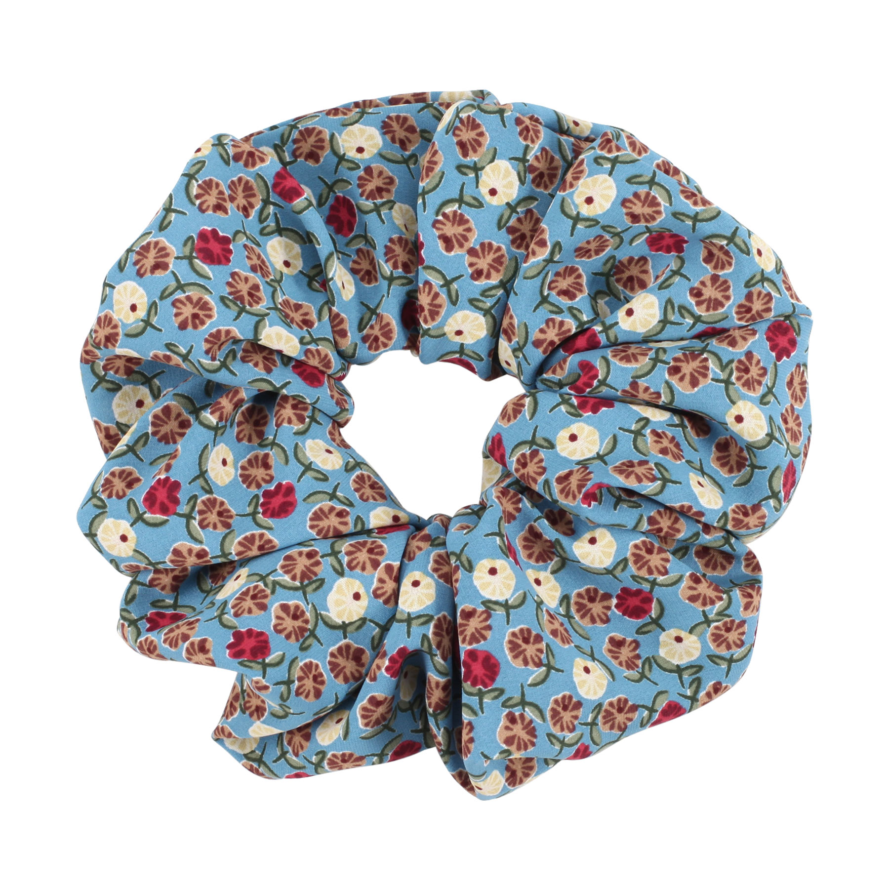 Full Color Printed Satin Silk Hair Scrunchies 36