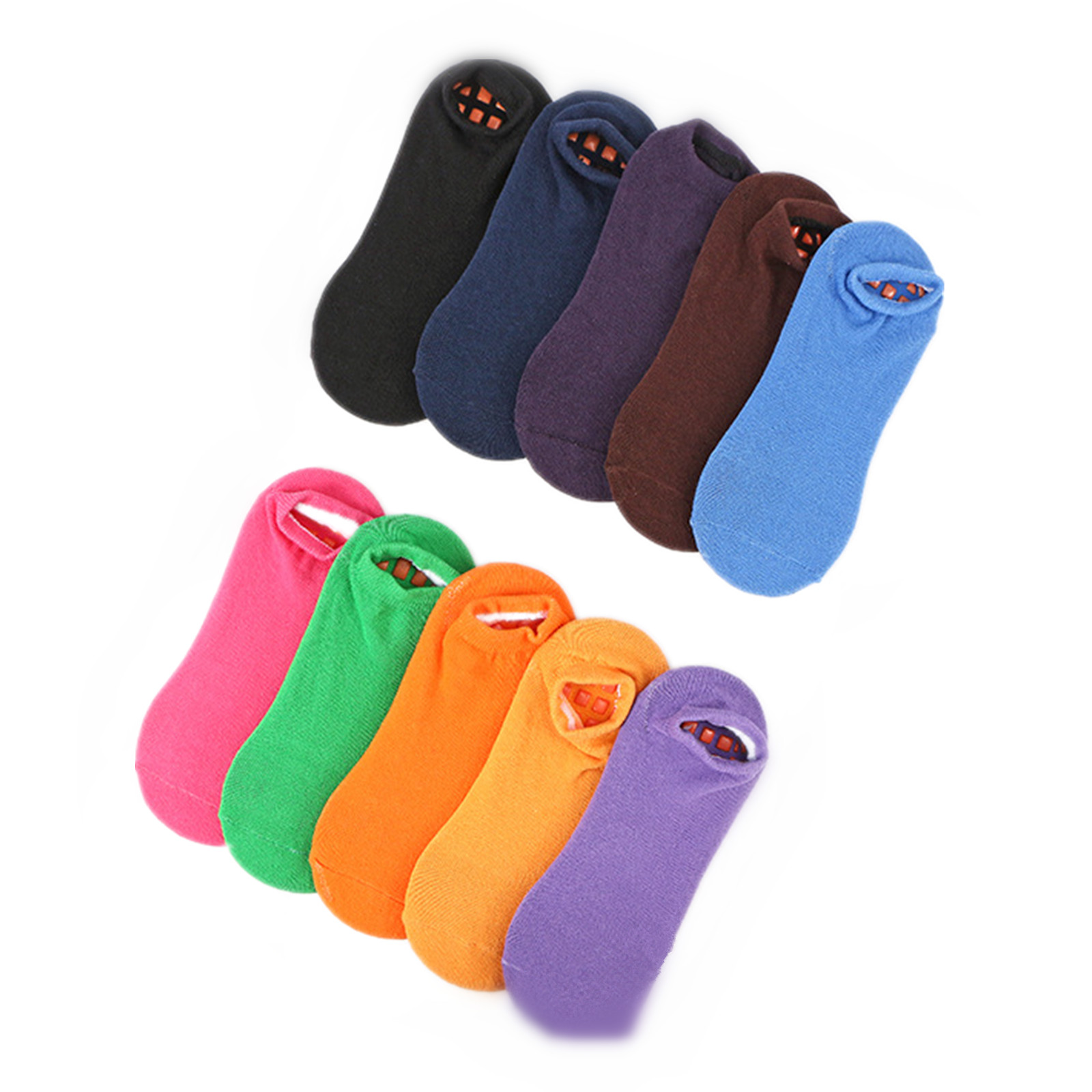 Adult Soft Non Slip Trampoline Socks / Yoga Socks 3