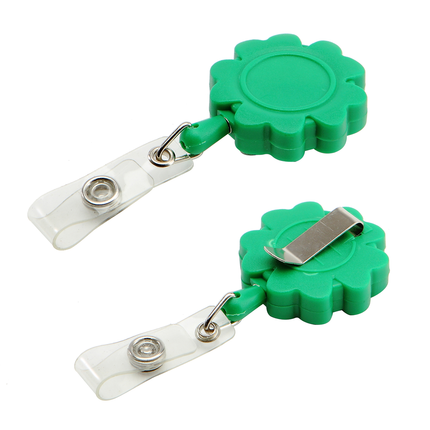 Retractable Flower Shape Badge Reel 4