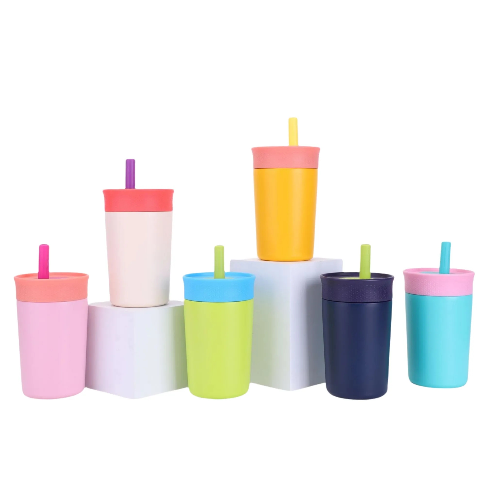 Full Color 12oz Kids Insulation Tumbler with Straw 1