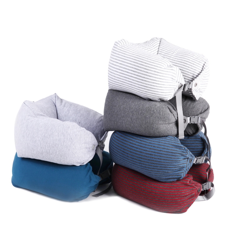 Particle Stuffed Neck Pillow With Cotton Cover 3