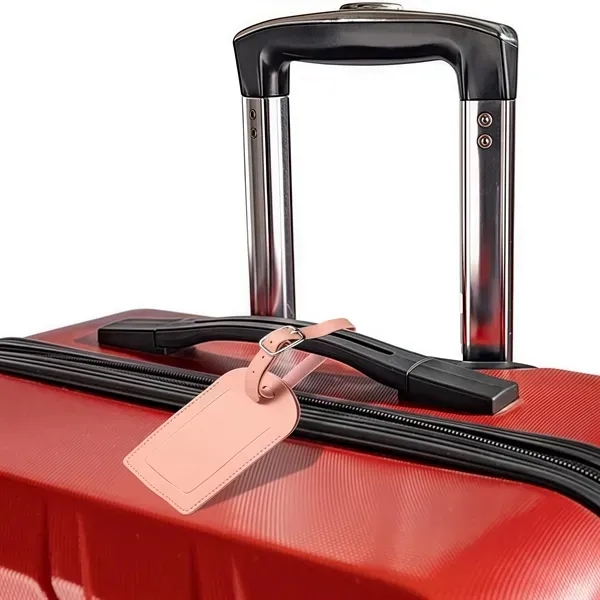 PU Leather Suitcase Luggage Tags Travel Bag Identification 4