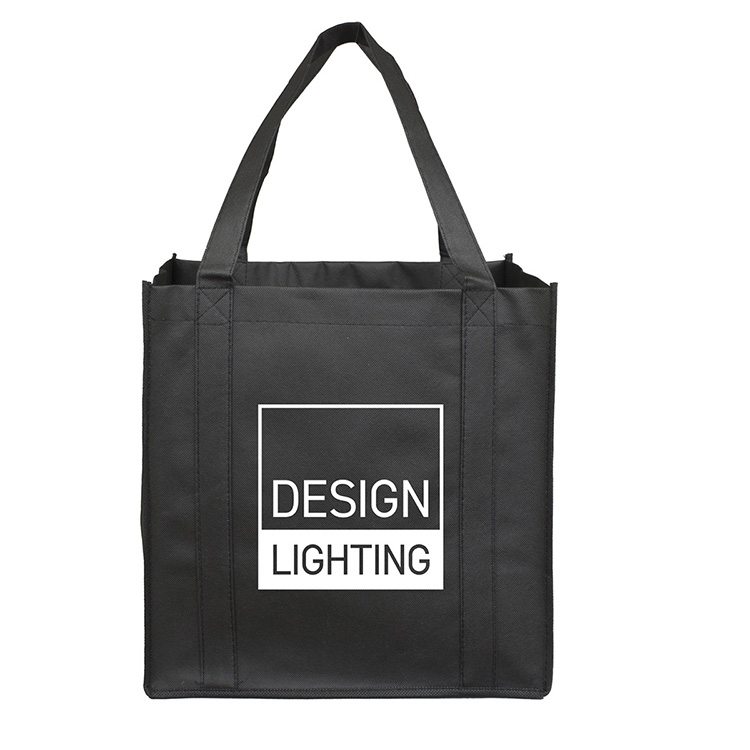 12-1/2"W x 13"H x 8"Gusset - "MEGA" Grocery Shopping Tote Bag 38