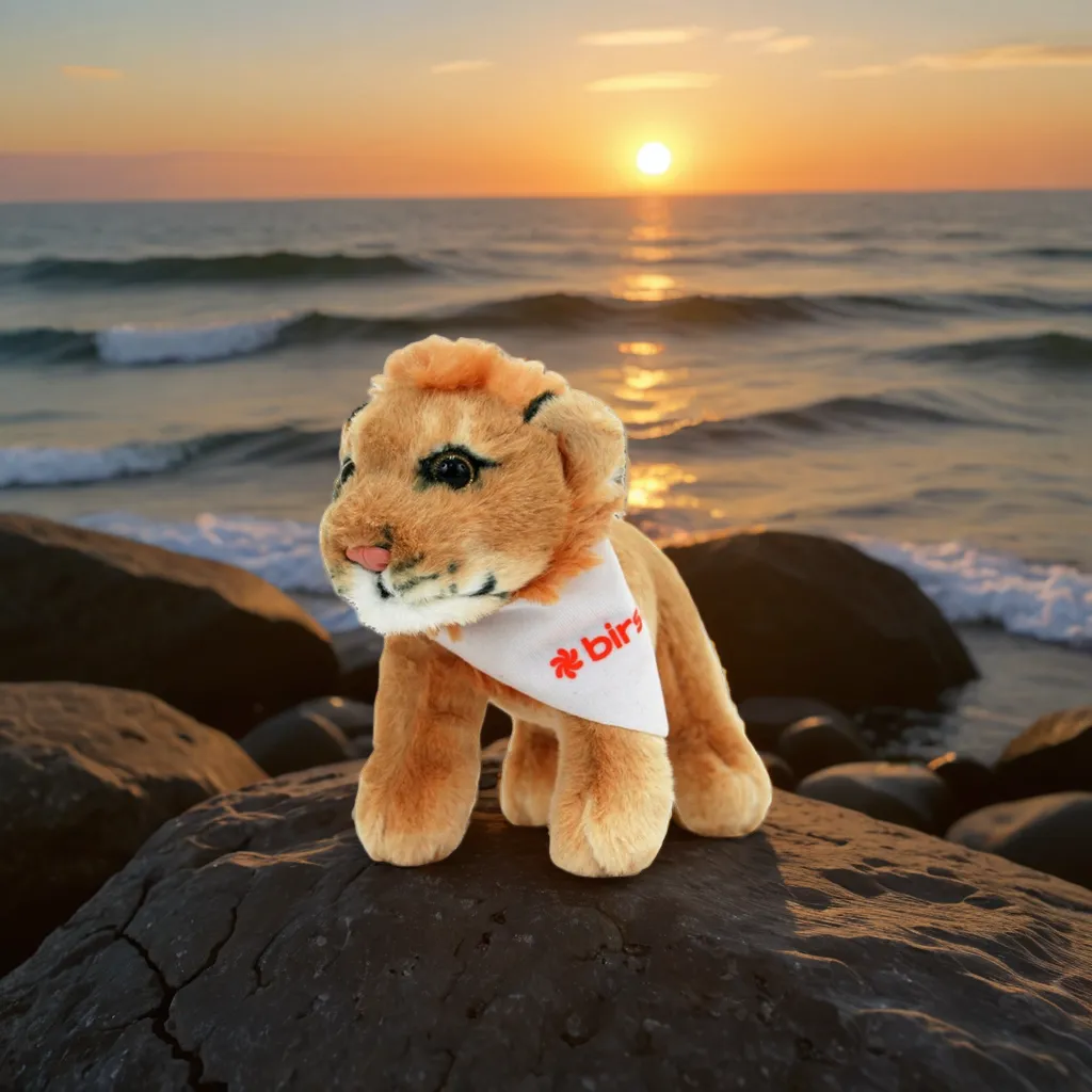 8" Jungle Animals Standing Lion 5
