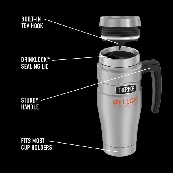 16 oz. Thermos® Stainless King™ Stainless Steel Travel Mug 12