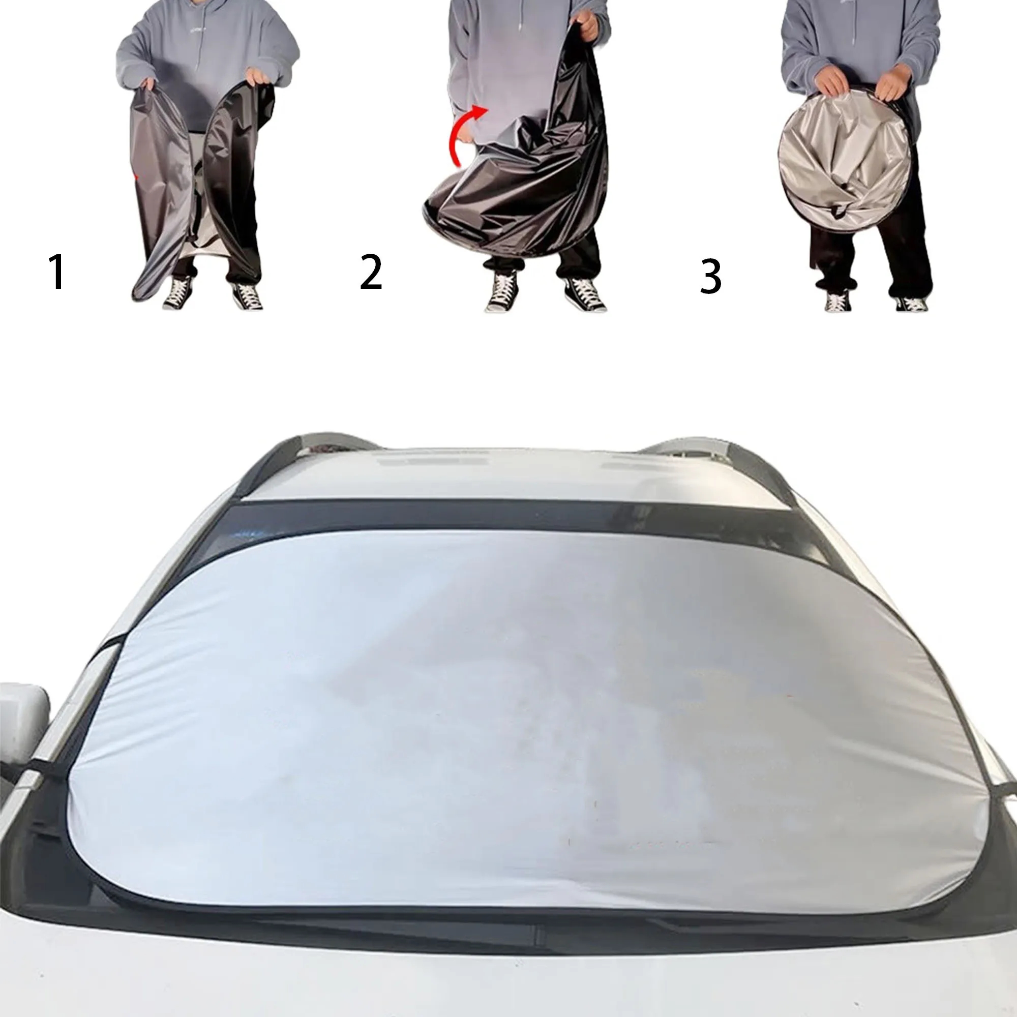 Foldable Car Windshield Sun Shade 4