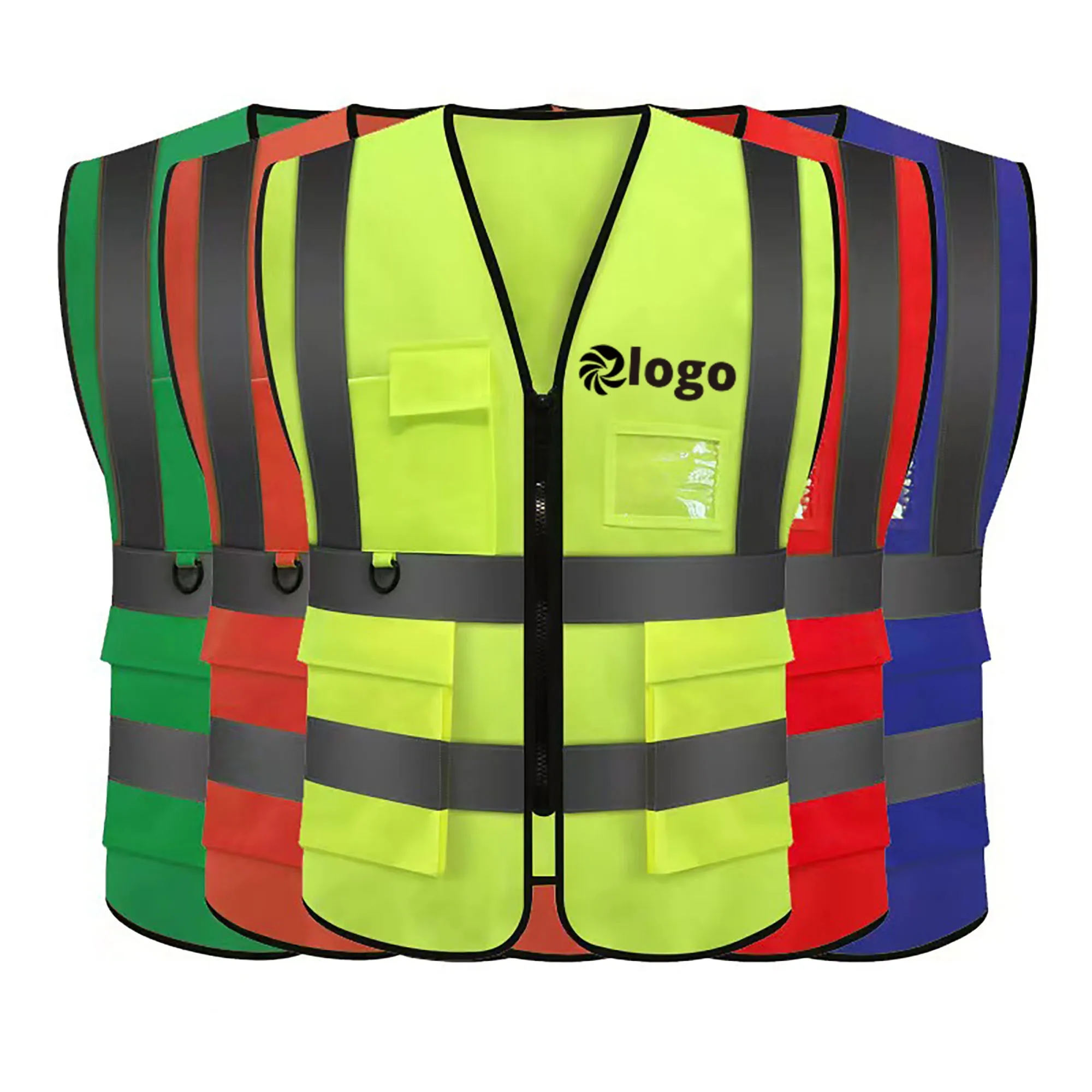 Custom Unisex Reflective Safety Vest 4