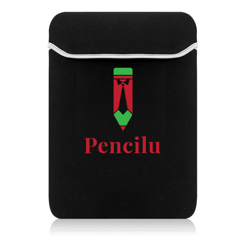 Laptop Sleeve with Fold-Over Closure - Neoprene 5