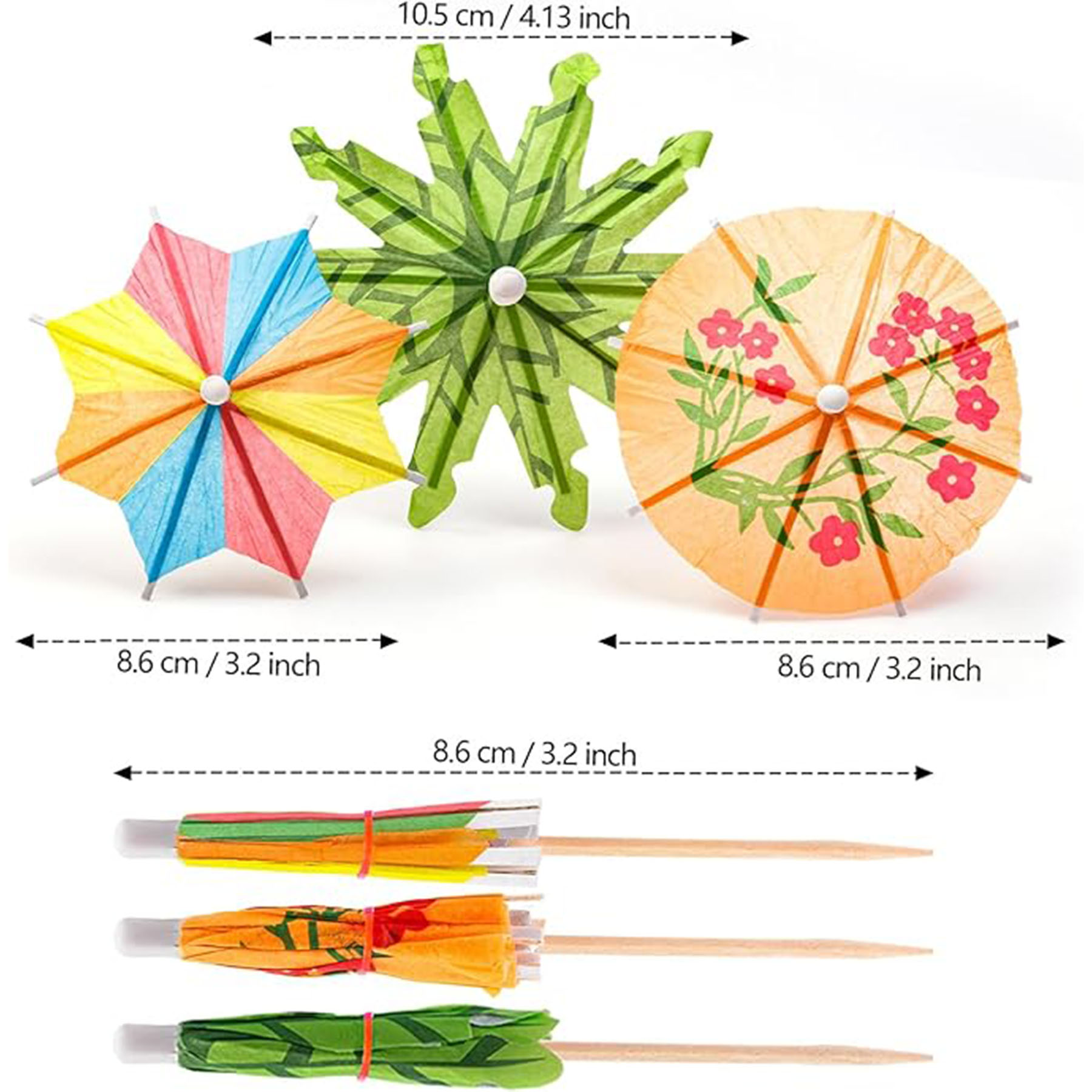 Personalized 4-Inch Cocktail Umbrella Picks 5
