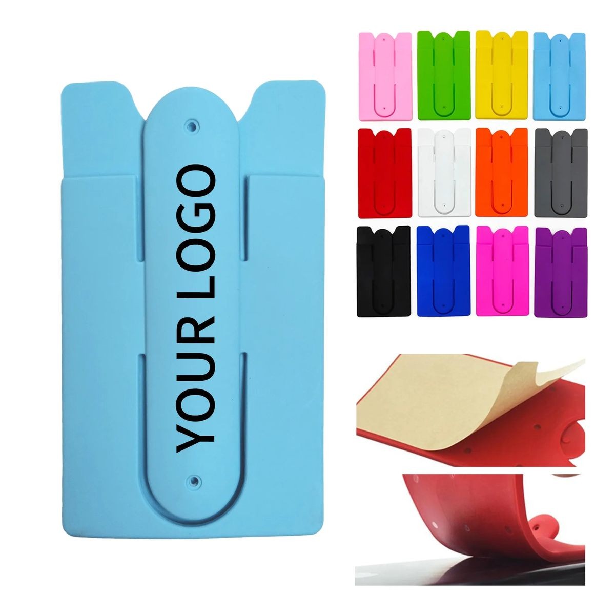 Universal Stick On Wallet for Mobile Use 18