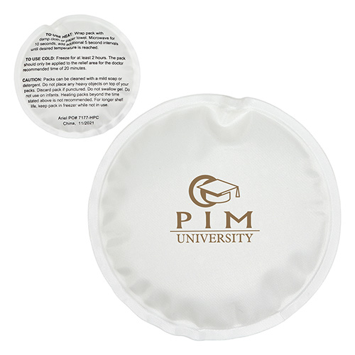 Round Nylon-Covered Hot/Cold Pack 22