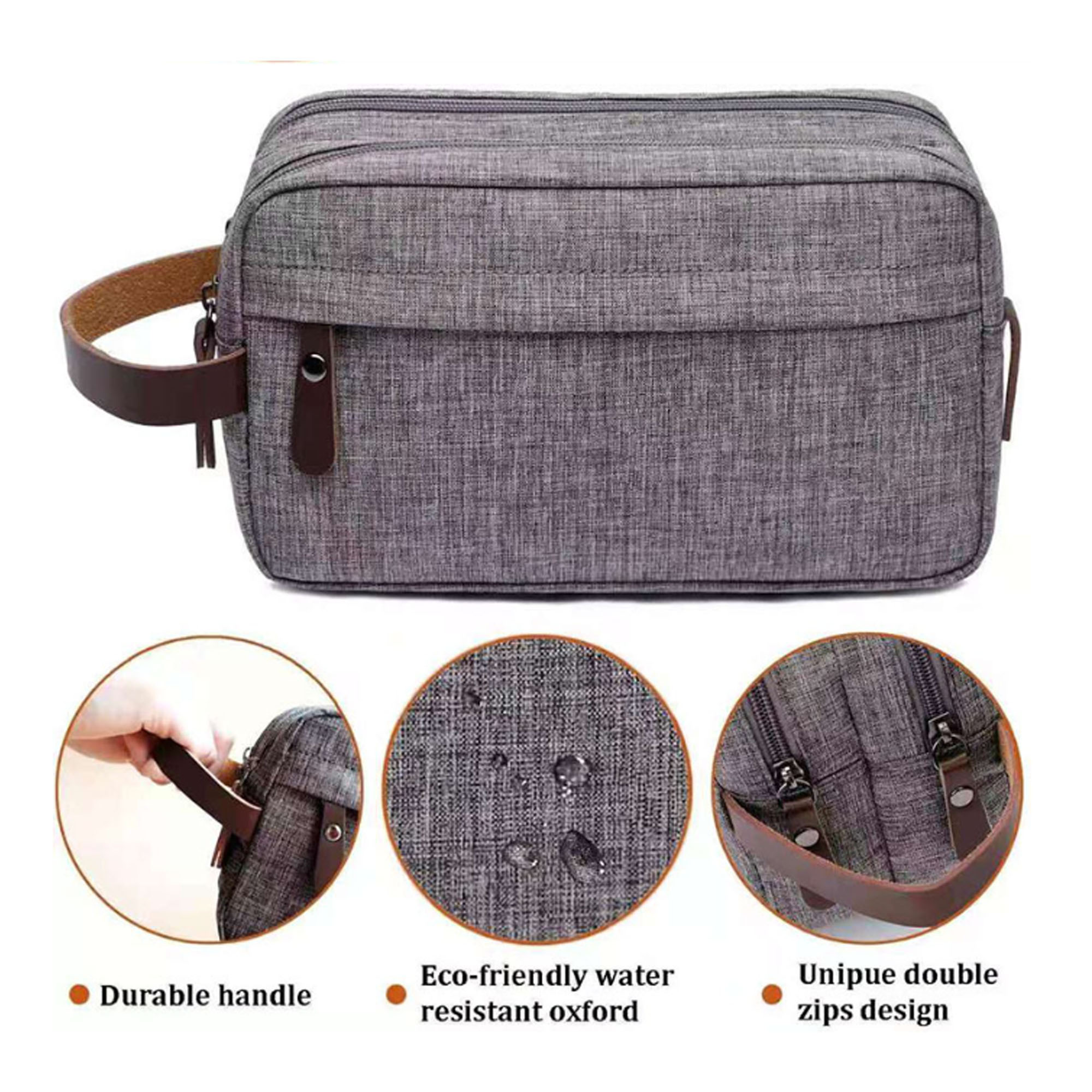 Durable Waterproof Travel Makeup Bag with Practical Handle 3