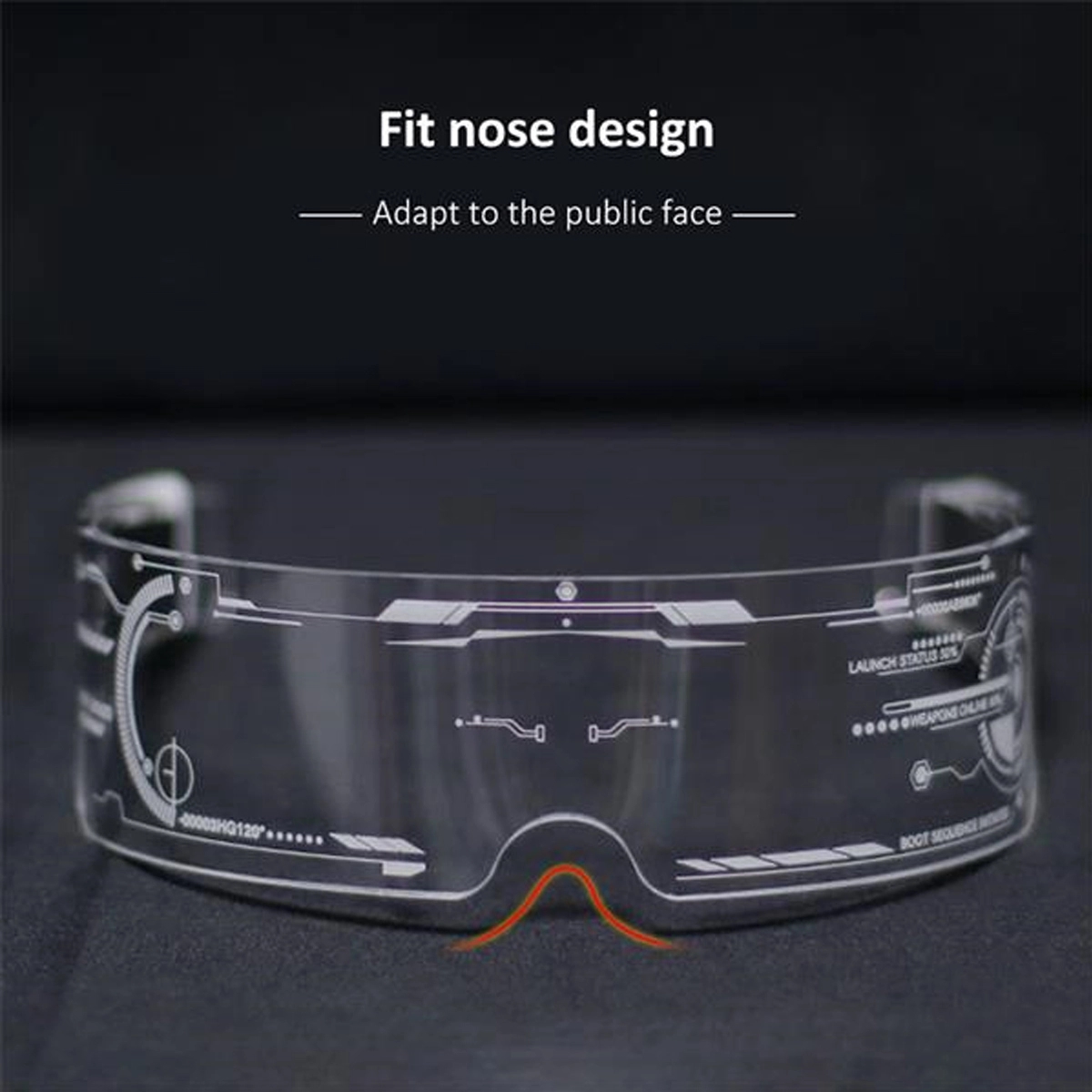 Colorful Luminous Technology Glasses LED 4