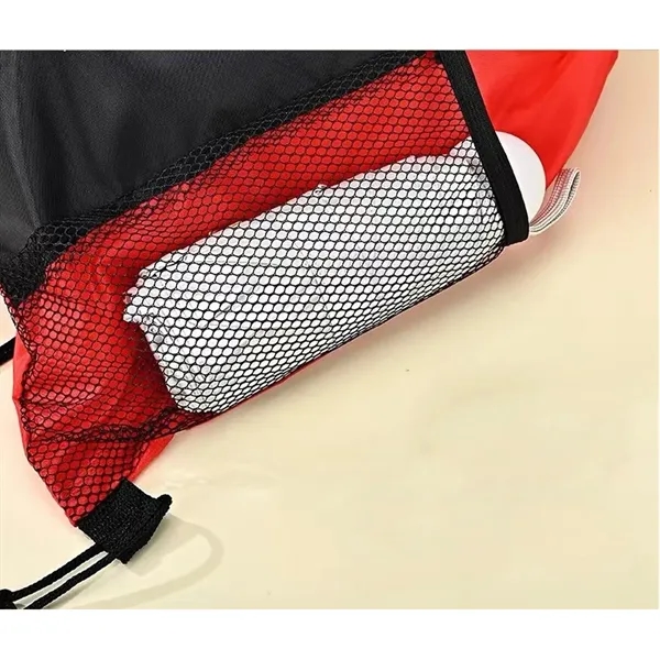 Sporty Canvas Drawstring Backpack