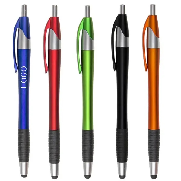 Printed Archer 2 Plastic Stylus Gripper Pens 1