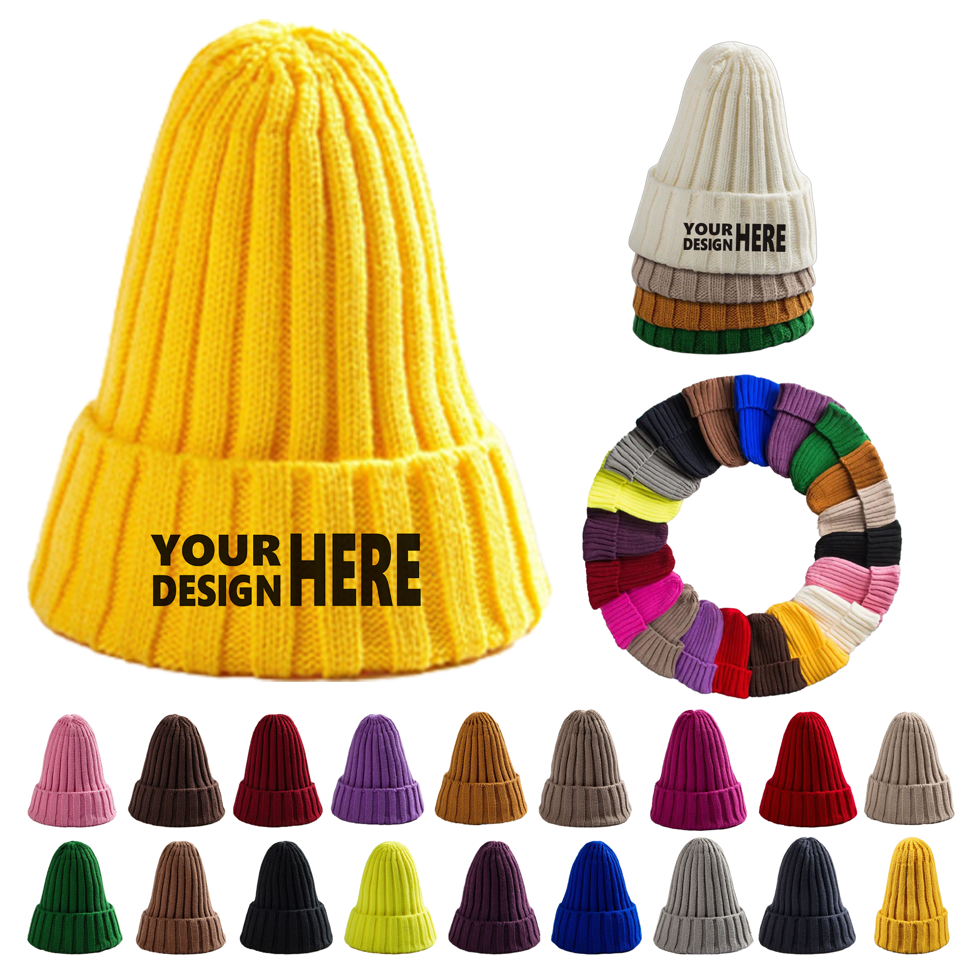 Winter Warm Knit Hat 6