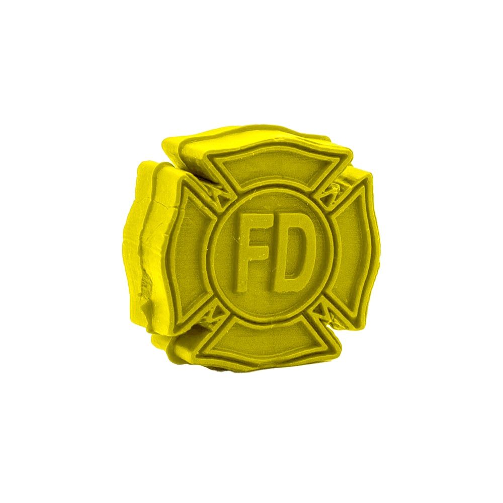 Pencil-Top Eraser Fire Department Shield 1