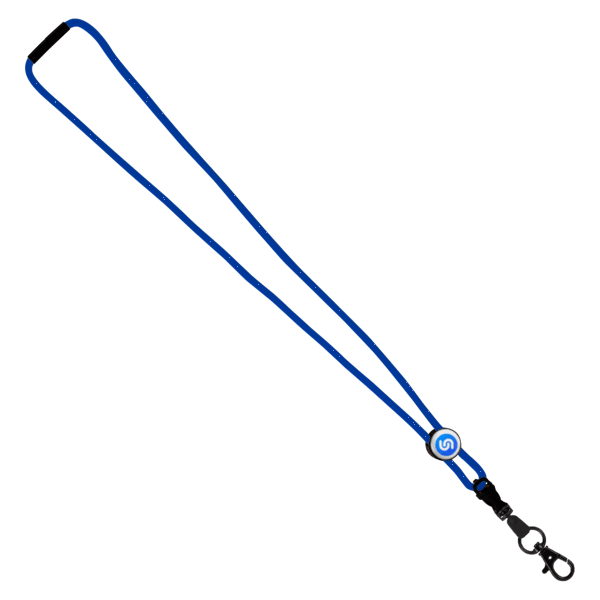 3/16" Nylon Cord Lanyard with Snap-Buckle Release, Standard O-Ring & Slider 35