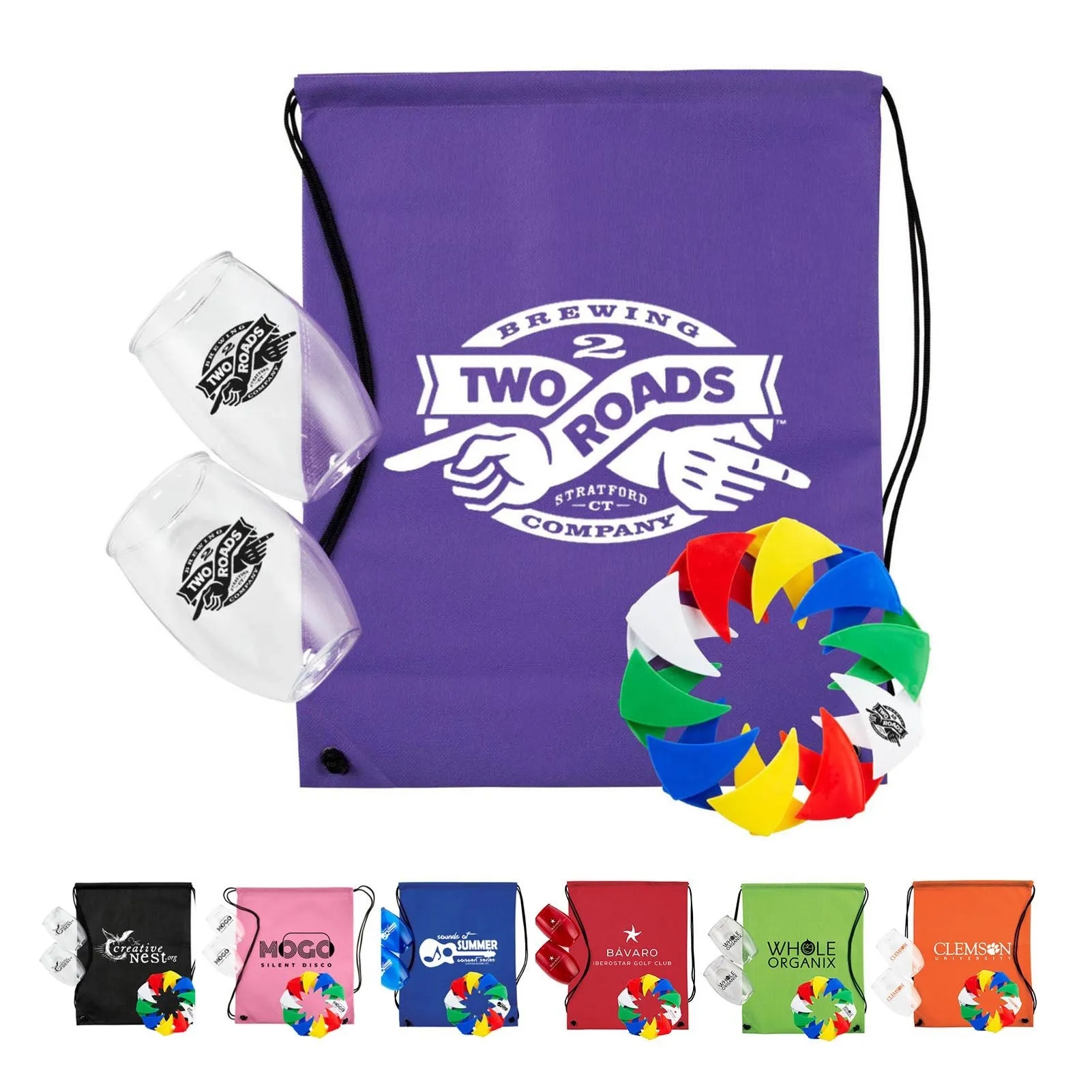 Non-Woven Drawstring Cinch Backpack 8