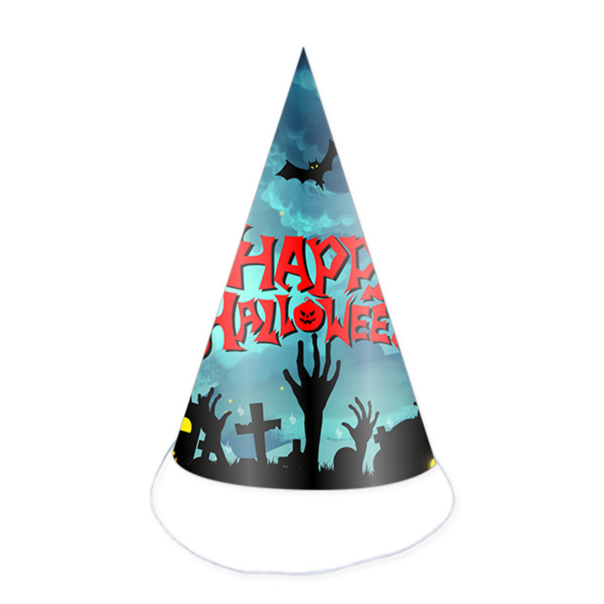 Custom Halloween Paper Party Hat 8