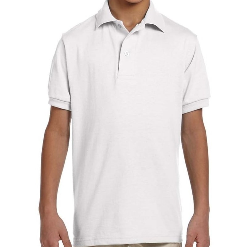Jerzees Youth 5.6 Oz., 50/50 Jersey Polo With SpotShield™ 4