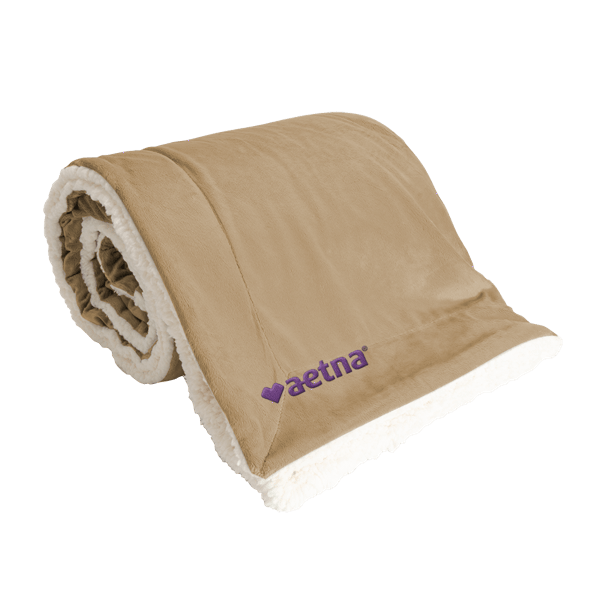 Oversized Mink Sherpa Blanket