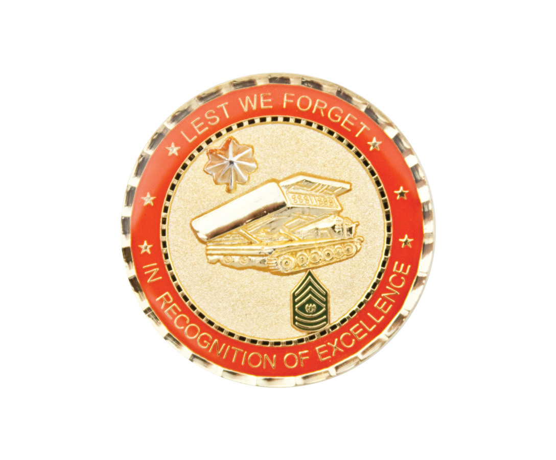 Zinc 1.5" Challenge Coin Gold Plating