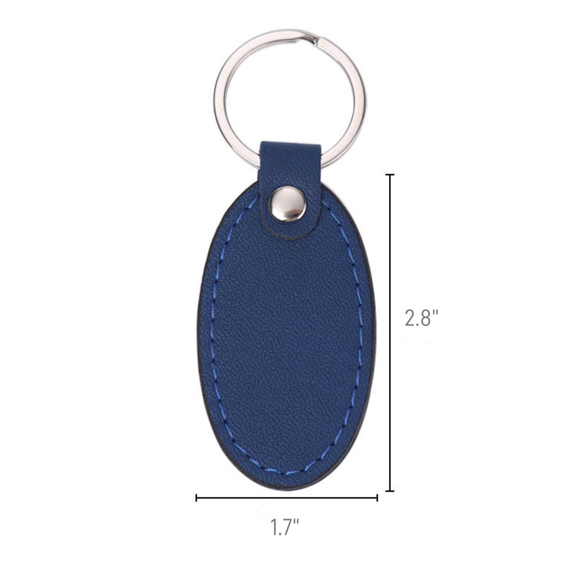 Leaf Shape Leather Keychain 3