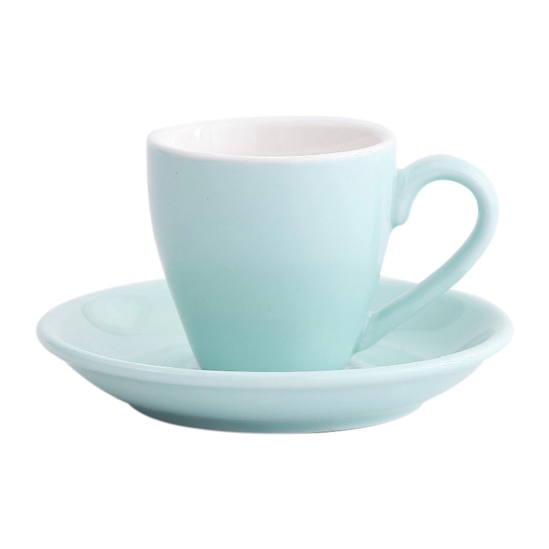 2.7 Oz Ceramic Espresso Cups and Saucer 9