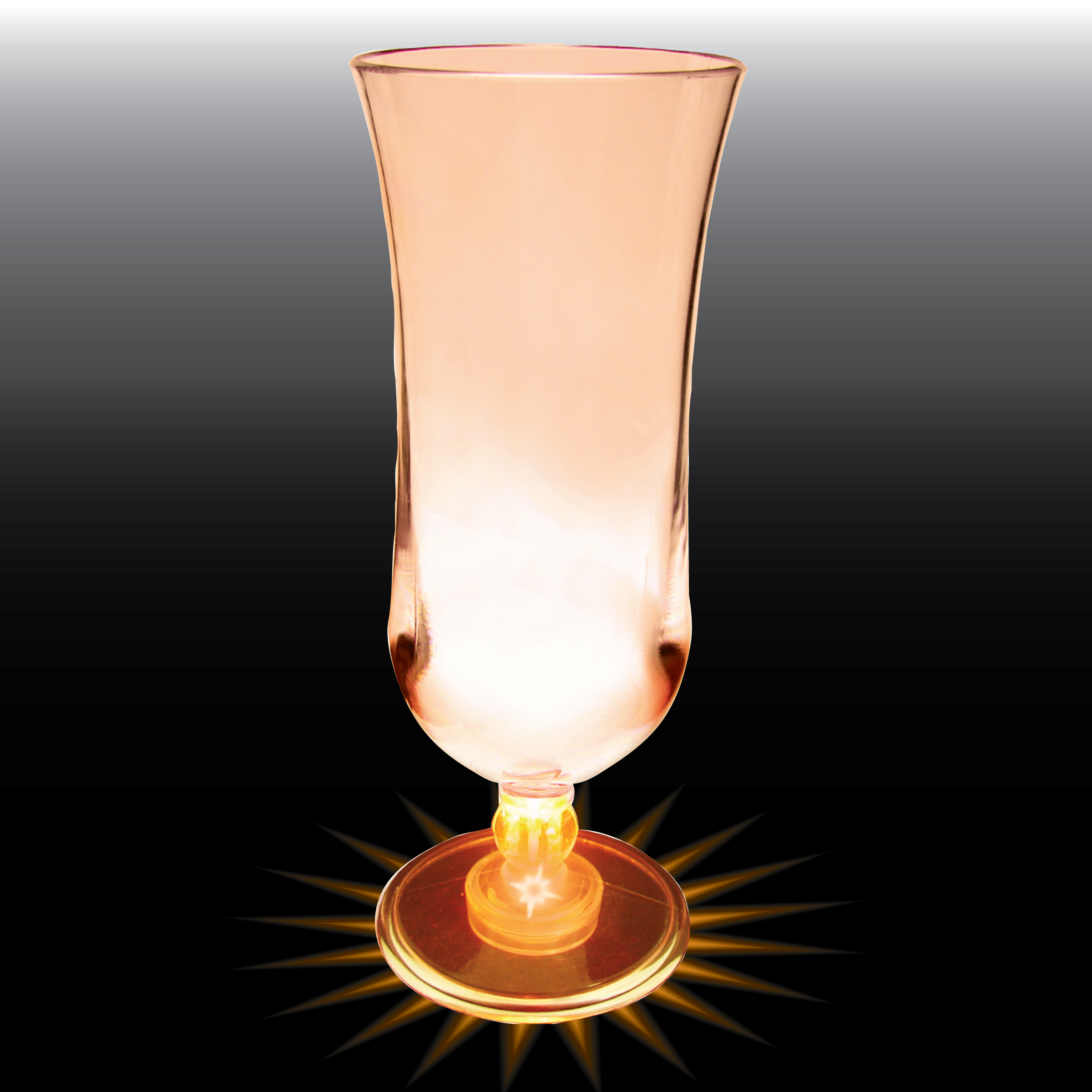 15oz Light Up Plastic Hurricane Glass 11