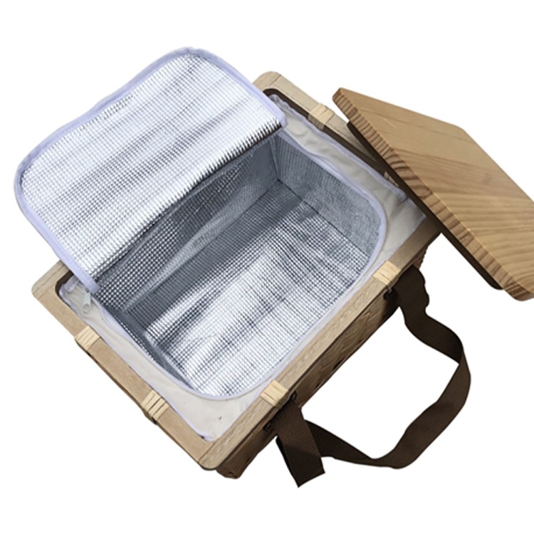 Gold Coast Wicker Picnic Cooler Basketsquare) 8