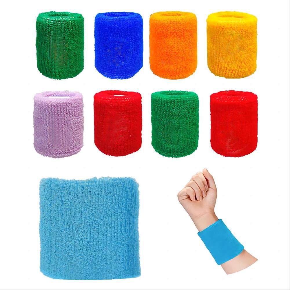 Athletic Cotton Wristbands with Embroidery 2