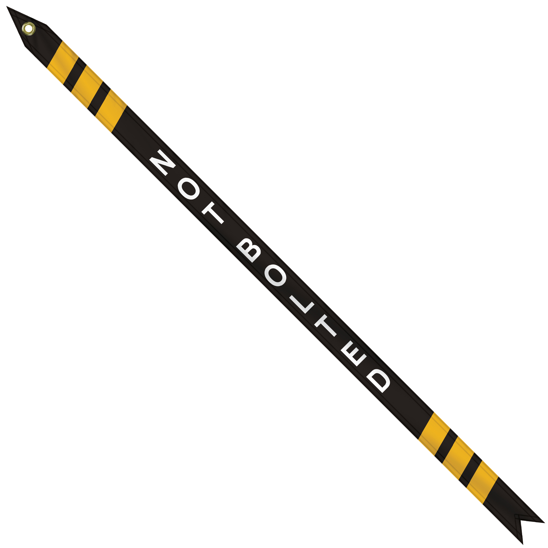 1 1/2" x 36" Custom Printed Nylon Streamer 4