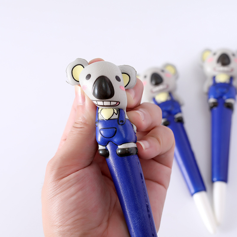 2 in 1 Squishy Bear Ball Pen and Squeeze Toy 2