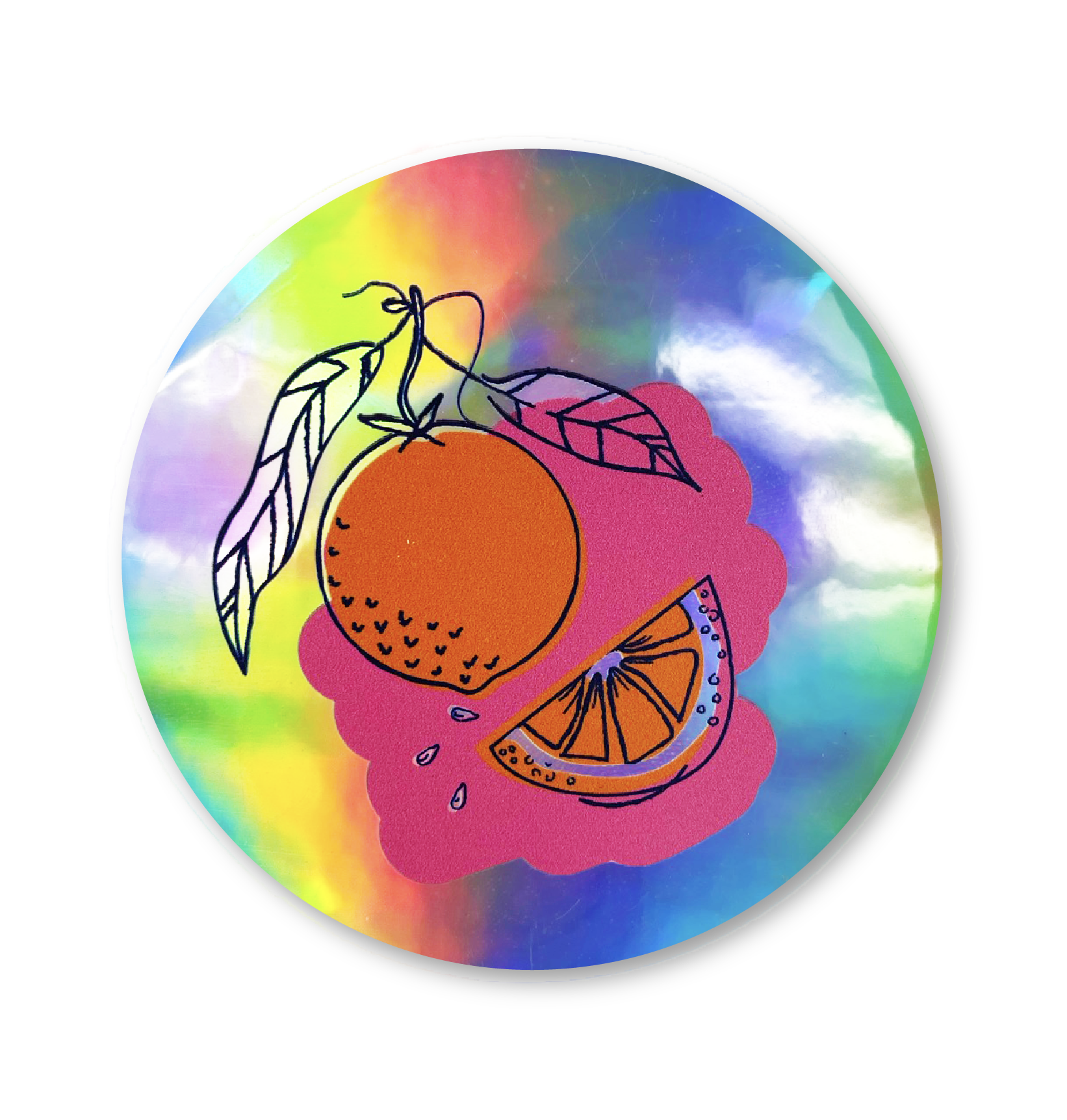Holographic Rainbow Stickers | Decals | Labels 9