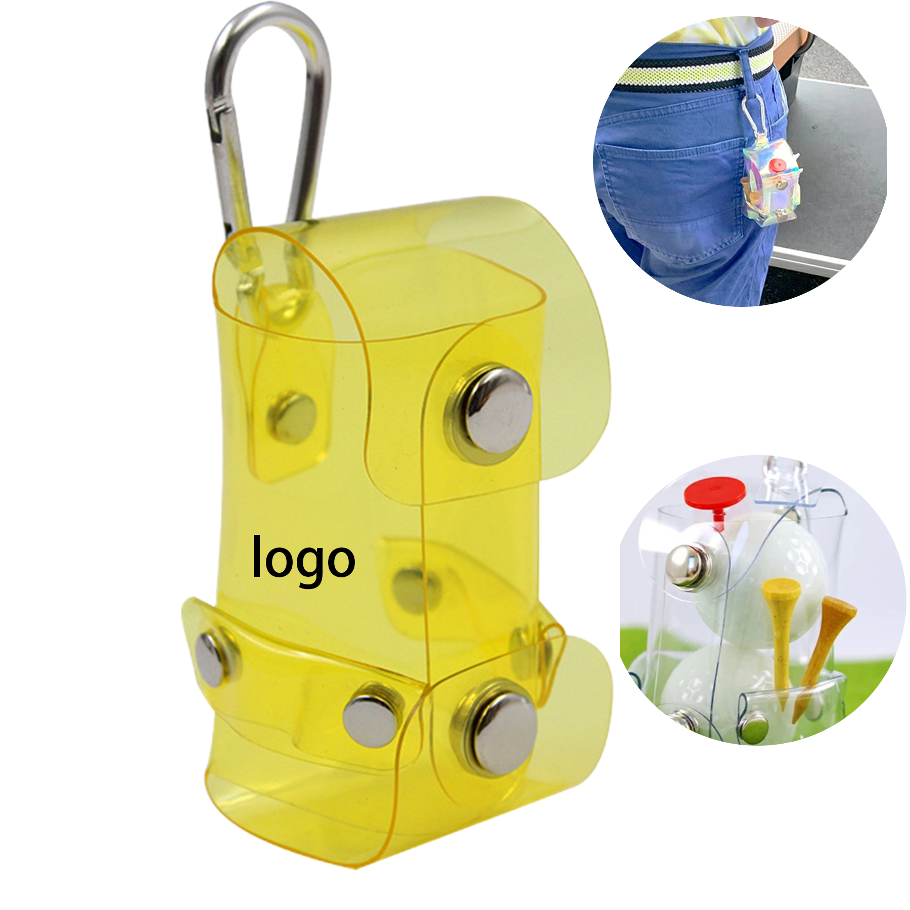 Transparent Golf Ball Bag 2