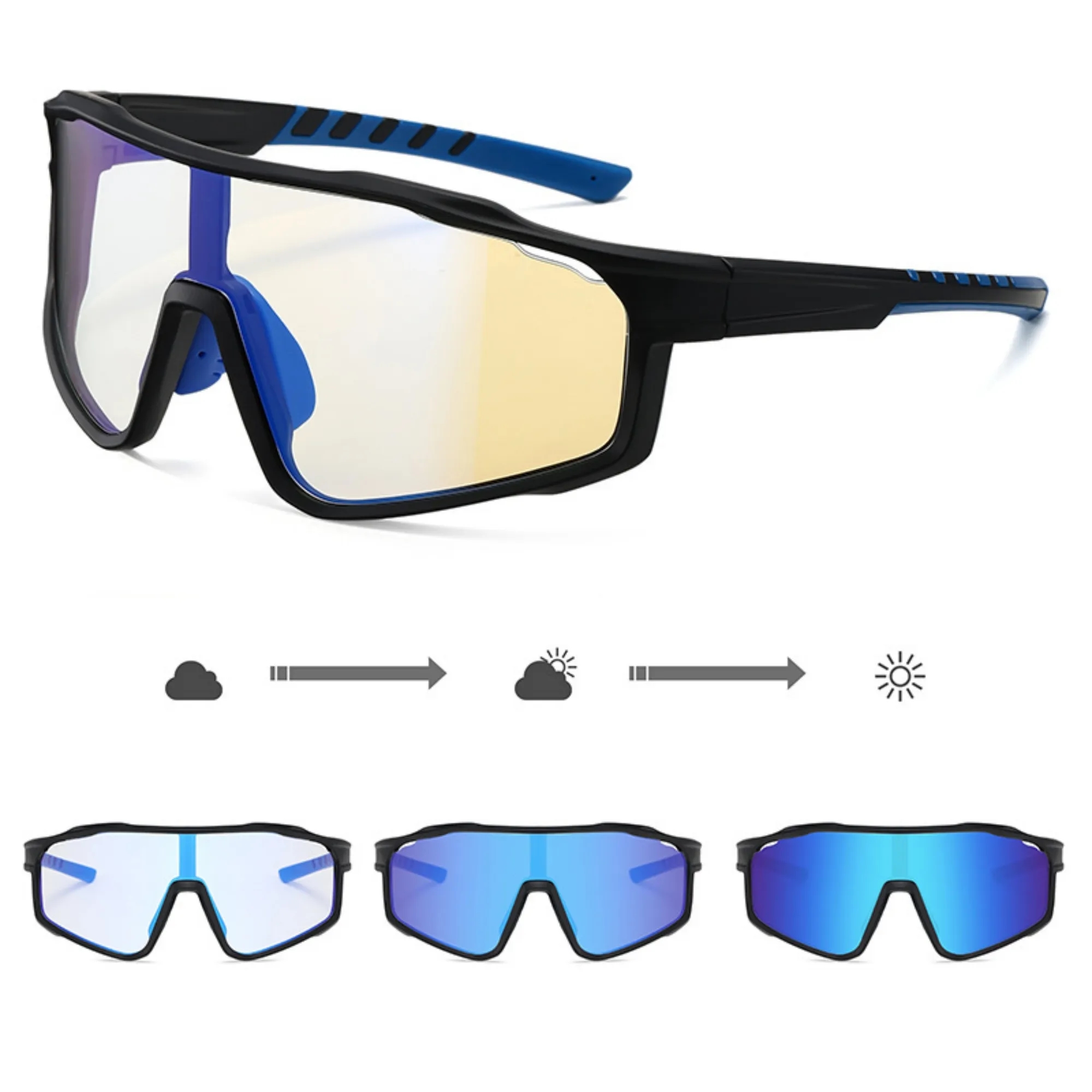 Outdoor Photochromic Sports Sunglasses 7