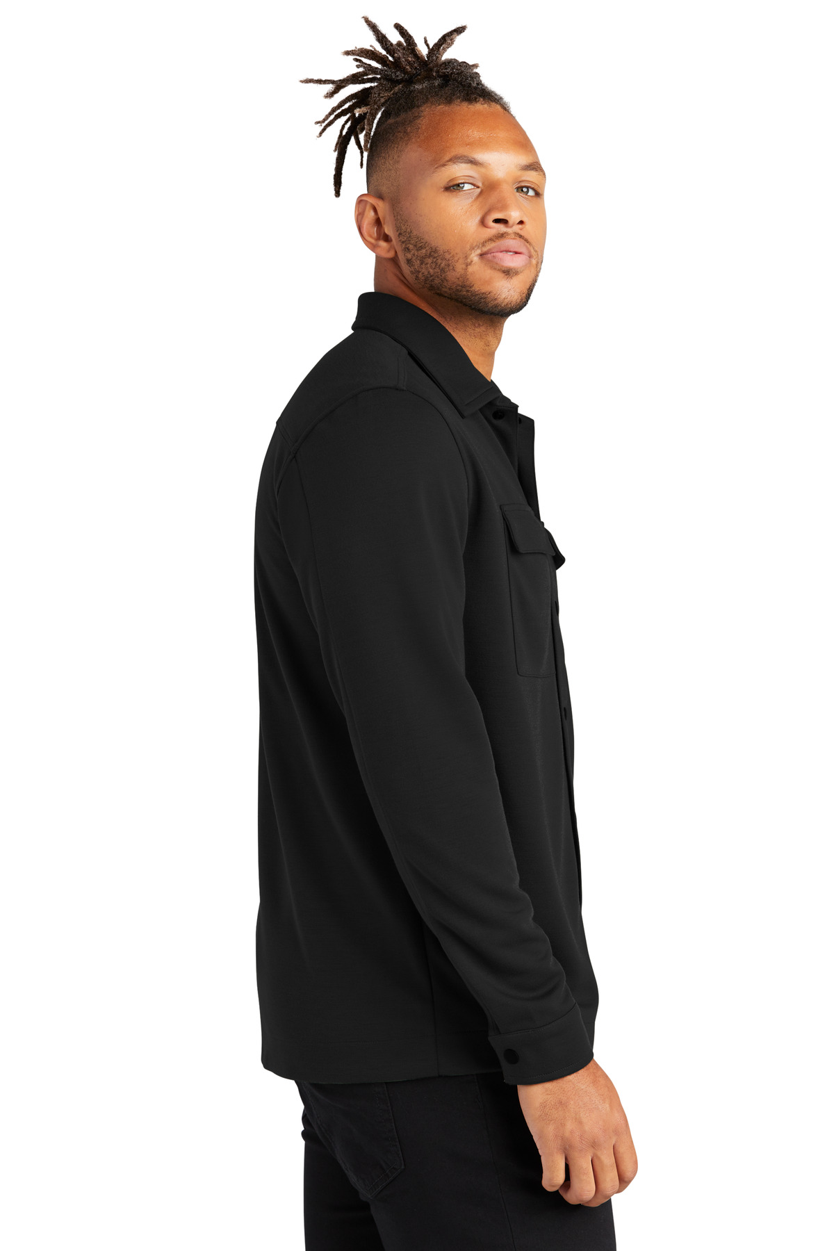 Mercer+Mettle Double-Knit Snap Front Jacket MM3004 12