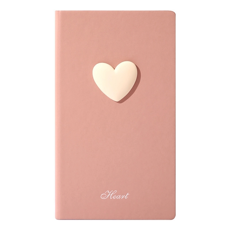PU Leather A7/48K Heart To-Do List & Pocket Notebook 12