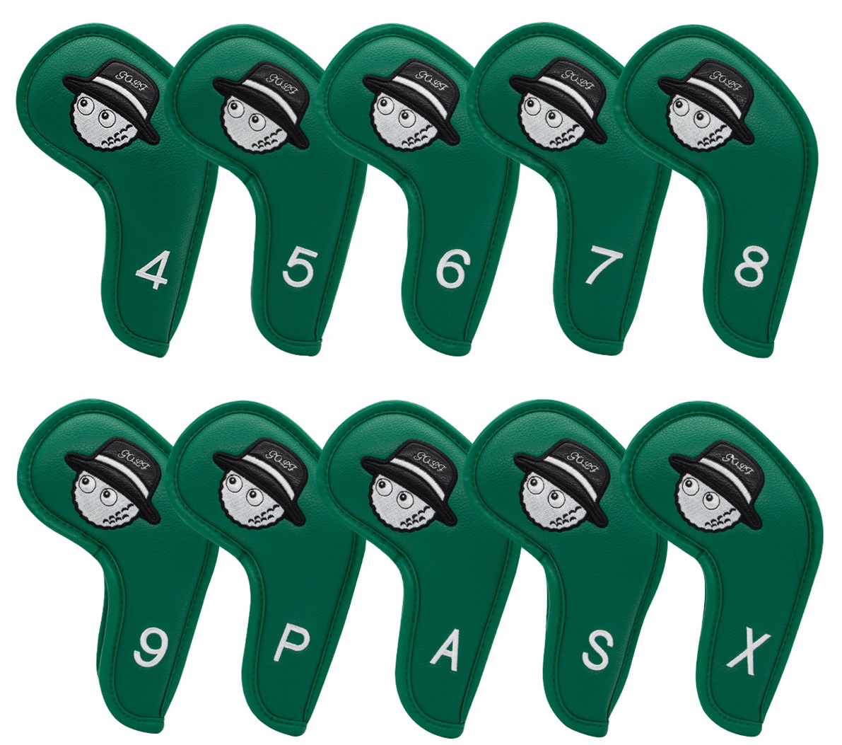 Leather Golf Head Covers Set for Iron 7
